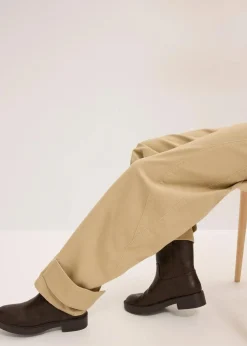 Twillhose mit hohem Bund