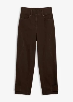 Twillhose mit hohem Bund