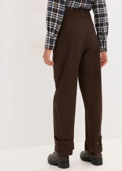 Twillhose mit hohem Bund