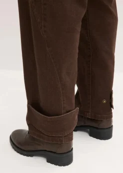 Twillhose mit hohem Bund