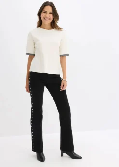 Twillhose mit Nieten