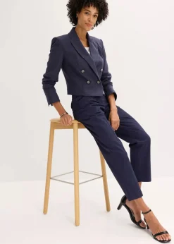 Twillhose mit Tapered Fit