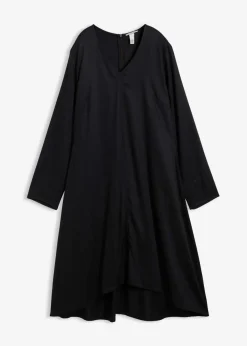 Twill-Kleid aus fließendem Lyocell