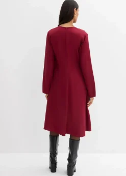 Twill-Kleid aus fließendem Lyocell