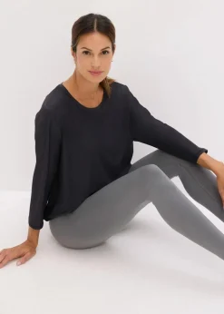 Ultrasoftes Funktionsshirt mit ¾ Ärmel, schnelltrocknend