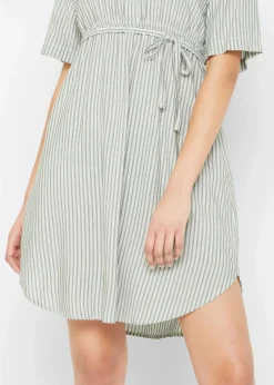 Umstands- und Stillblusenkleid aus fließender Viskose