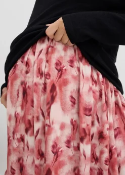 Umstands -und Stillkleid aus Baumwolle und Viskose