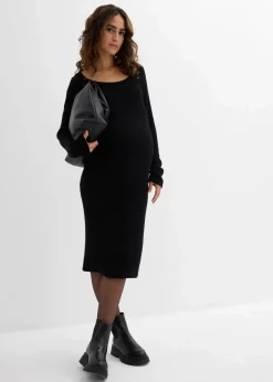 Umstands- und Stillkleid aus Strick