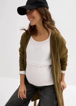 Umstands- und Stillshirts aus Bio-Baumwolle (2er Pack)