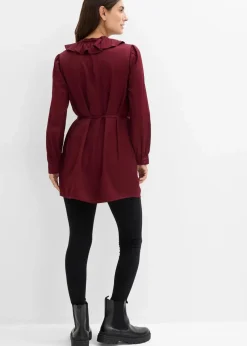 Umstands-Bluse aus weichem Satin