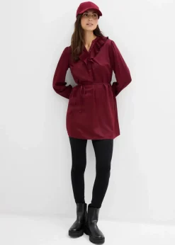 Umstands-Bluse aus weichem Satin