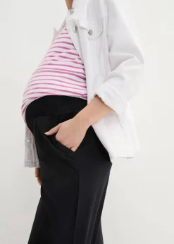 Umstandsculotte aus weicher Viskose, Loose Fit