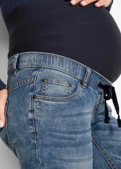 Umstands-Denimjogger aus Bio-Baumwolle