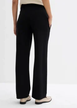 Umstandshose aus Punto di Roma, gerades, weites Bein