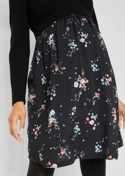 Umstandskleid aus Strick und Viskose