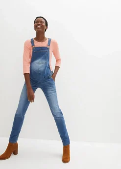 Umstands-Latzhose, Straight Leg