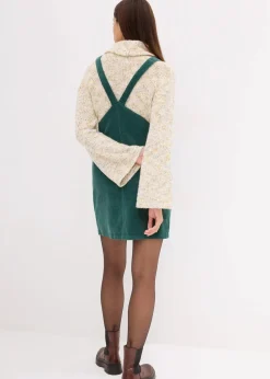 Umstands-Latzkleid aus Baumwoll-Cord mit Stretch