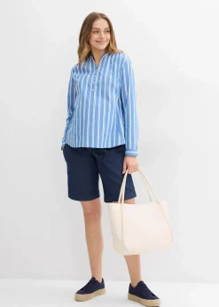 Umstandsshorts leichtem Stretchdenim