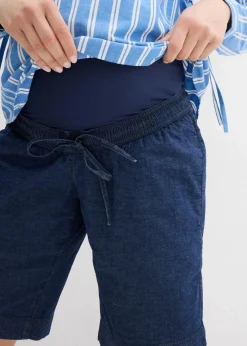 Umstandsshorts leichtem Stretchdenim