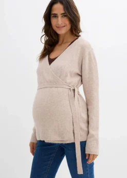 Umstandsstrickjacke für die Schwangerschaft und danach