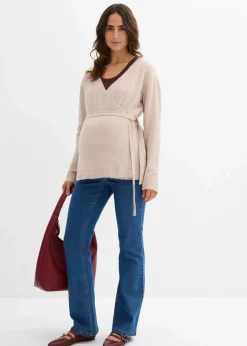 Umstandsstrickjacke für die Schwangerschaft und danach