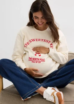 Umstands-und Stillsweatshirt aus weicher Bio-Baumwolle