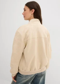 Velourslederimitat-Jacke