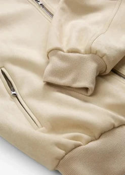 Velourslederimitat-Jacke