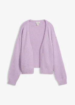 Verkürzte Oversize Grobstrickjacke