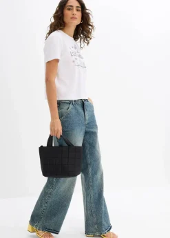 Verkürztes T-Shirt aus Jersey