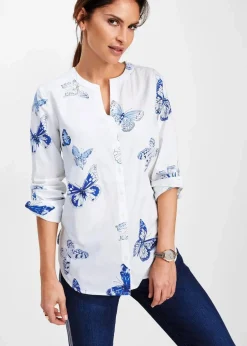 Viskose Bluse bedruckt
