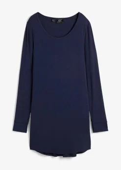 Viskose Longshirt, Langarm