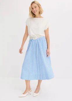 Viskose Shirt mit Spitze