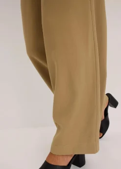 Viskose-Jumpsuit mit Bindeband