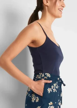 Viskose-Shorts mit Bindegürtel (2er Pack)