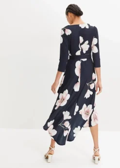 Vokuhila-Kleid aus Jersey mit Bindeband