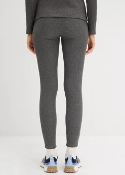 Warme gerippte Thermo-Leggings