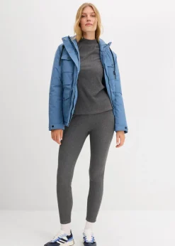 Warme gerippte Thermo-Leggings