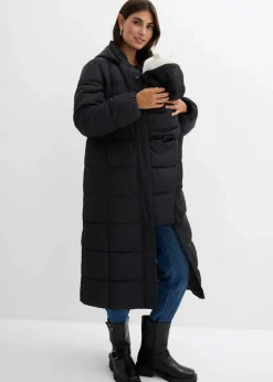 Warmer 2-in-1 Umstands-Puffermantel mit Trageeinsatz