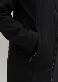 wasserabweisende Funktions-Softshell-Longjacke, Kuschelfleece