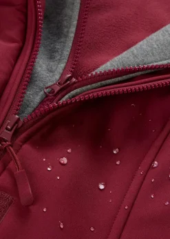 wasserabweisende Softshell-Longjacke, 2 in 1-Optik