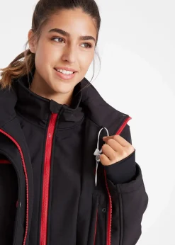 wasserabweisende Stretch-Softshell-Longjacke