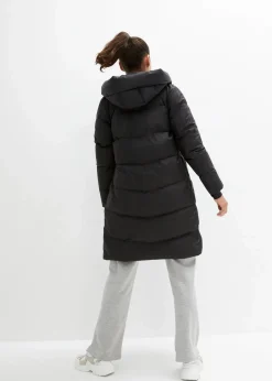 wasserabweisender Daunenmantel mit bedrucktem Innenfutter