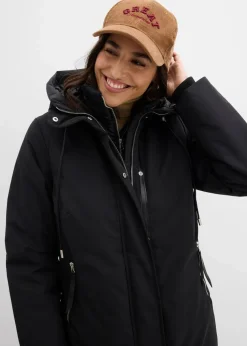 wasserabweisender Outdoor-Mantel, 2in1 Optik