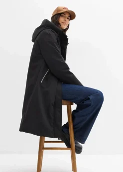 wasserabweisender Outdoor-Mantel, 2in1 Optik