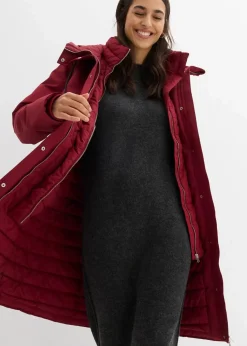 wasserabweisender Outdoor-Mantel, 2in1 Optik