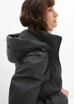 wasserabweisender Regenmantel in gesteppter Optik