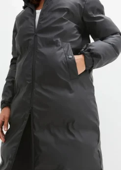 wasserabweisender Regenmantel in gesteppter Optik