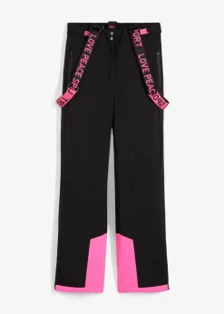 wasserdichte Ski Funktions-Thermohose mit abnehmbaren Trägern