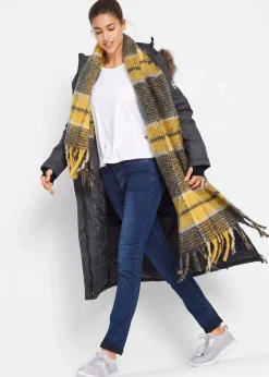 wasserdichter Outdoor-Mantel mit Fellimitat